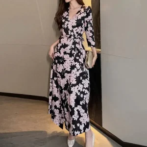 Cherry Blossom Floral Dress